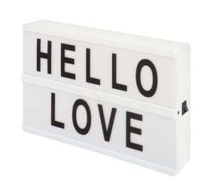 LED light box con letras 2 líneas VGO