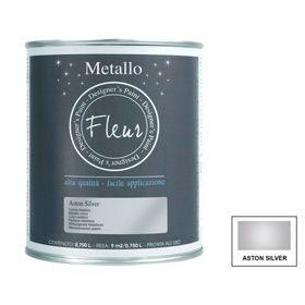 Pintura metálica 750 ml aston silver Fleur