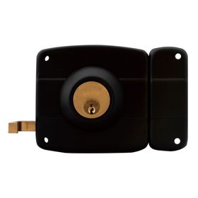 Cerradura sobreponer acceso 210N negro Safer