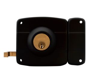 Cerradura sobreponer acceso 210N negro Safer
