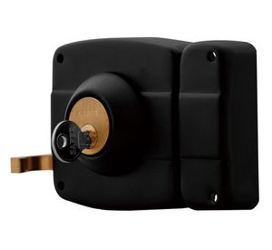 Cerradura sobreponer acceso 210N negro Safer