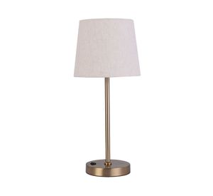 Lámpara sobremesa 1L E27 bronce Diseño 3