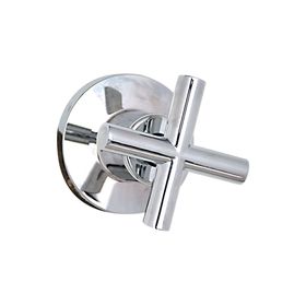 Llave de paso 1/2'' Ente cromado Tebisa