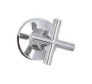 Llave de paso 1/2'' Ente cromado Tebisa