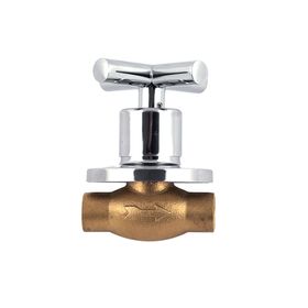 Llave de paso 1/2'' Ente cromado Tebisa