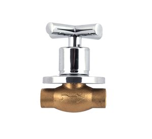 Llave de paso 1/2'' Ente cromado Tebisa