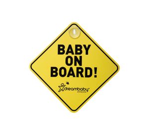 Señal bebé a bordo L211 amarillo Dreambaby