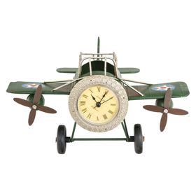 Reloj 26x17x14 cm Avión negro VGO