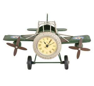Reloj 26x17x14 cm Avión negro VGO
