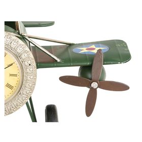 Reloj 26x17x14 cm Avión negro VGO