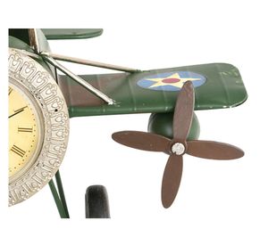 Reloj 26x17x14 cm Avión negro VGO