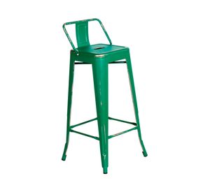 Silla bar Vintage verde esmeral 4 unidades Idetex