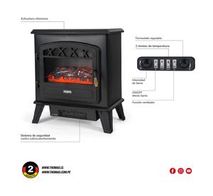 Chimenea eléctrica TH-FP75