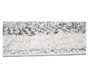 Alfombra shaggy 150x200 cm Magnolia crema/café Idetex