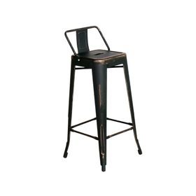 Silla bar Vintage negro 4 unidades Idetex
