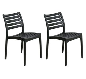 Silla Edus negro 2 unidades Idetex