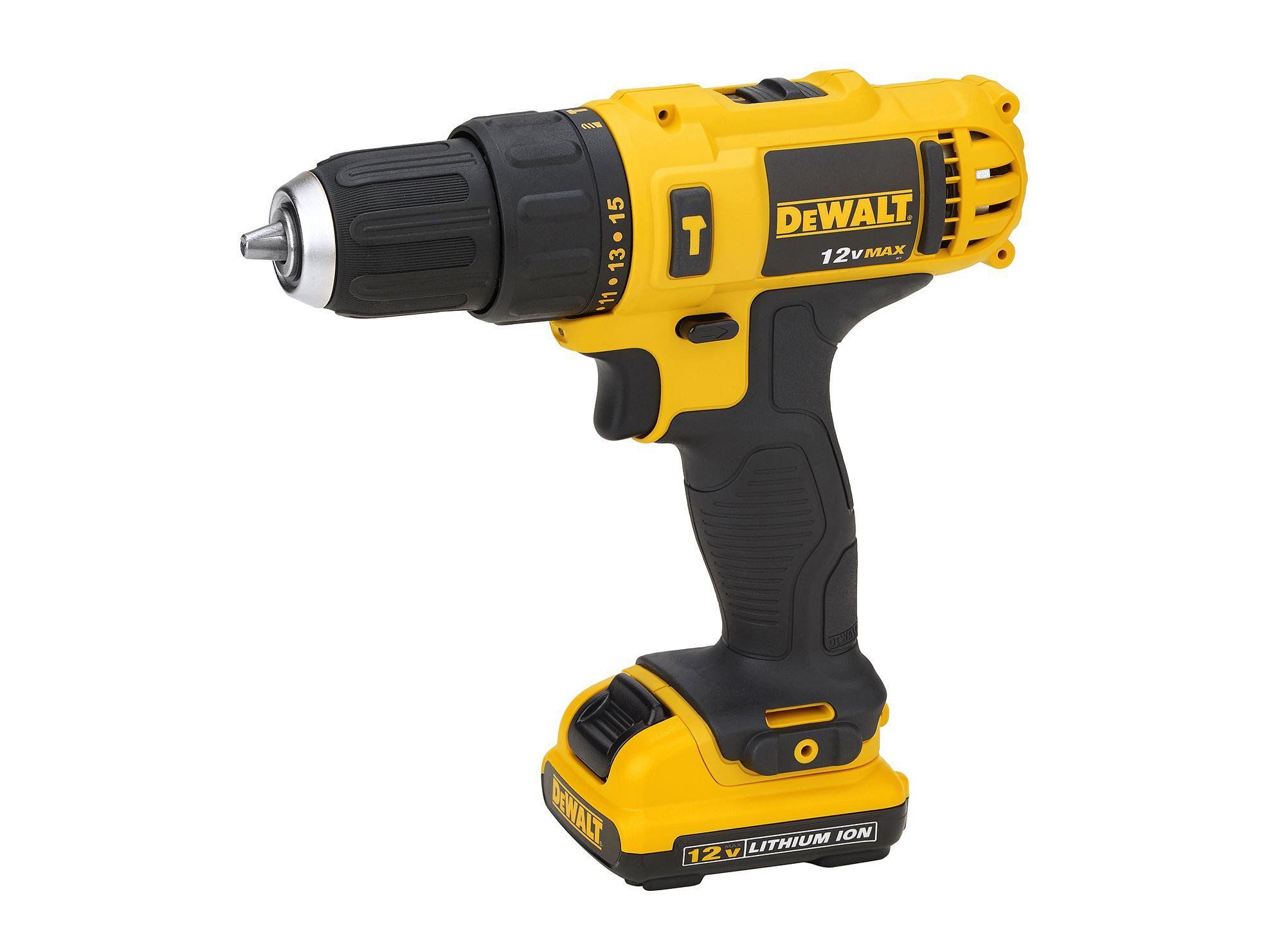 Taladro percutor inalámbrico 12V 10mm DCD716D2-B2 + 2 baterías 2 Ah Dewalt