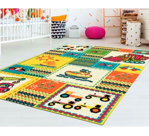 Alfombra infantil 100x133 cm Happy boy Idetex