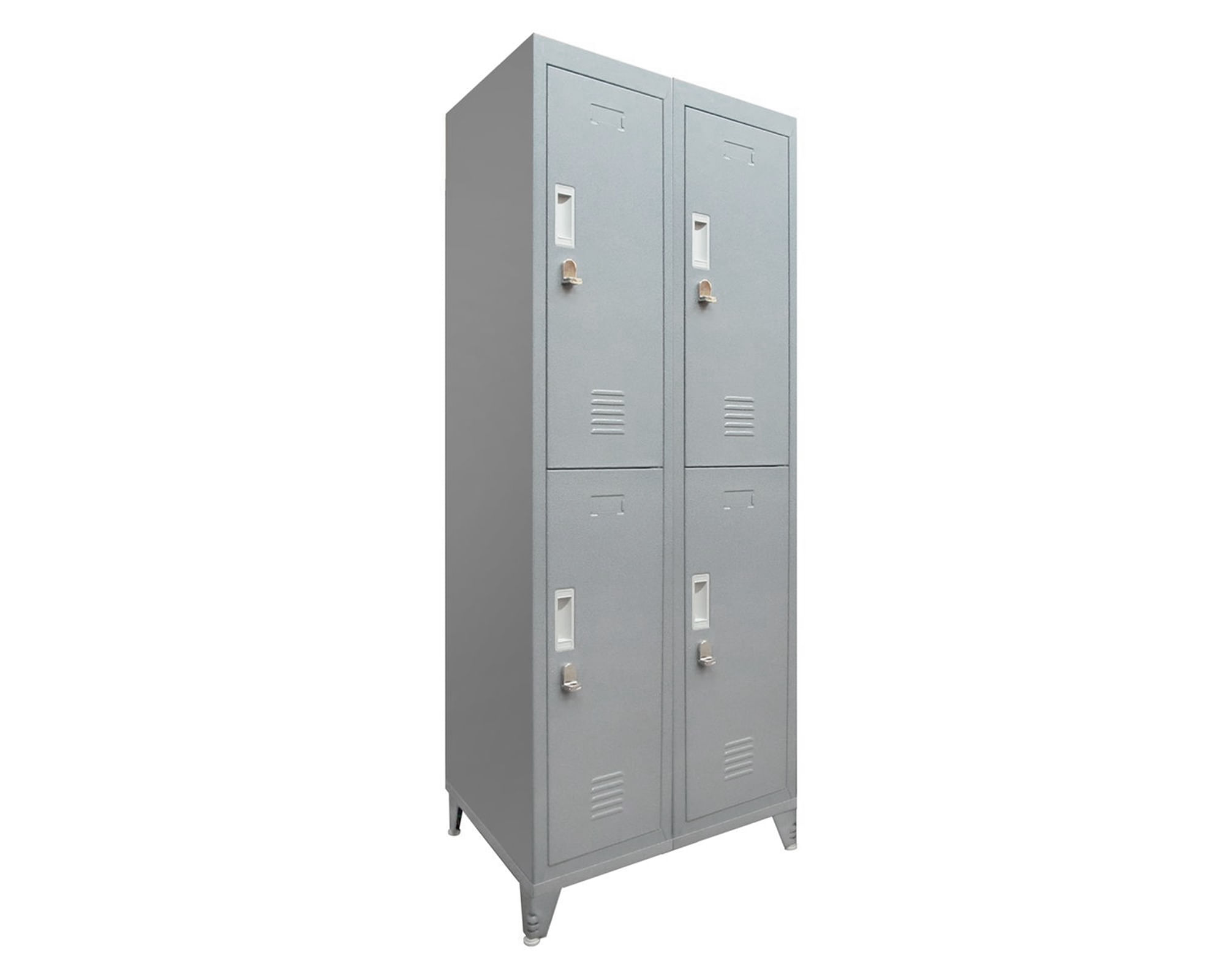Locker ropero 4 puertas porta candado M2-02 gris Maletek | Easy.cl