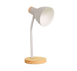 Lámpara sobremesa 1L E14 Imana gris Abitare