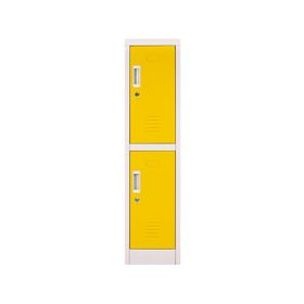Locker office 2 puertas llave OLMN1-02 amarillo Maletek