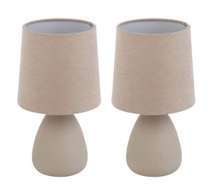 Lámpara sobremesa 1L E27 Agost 1 2 unidades Abitare