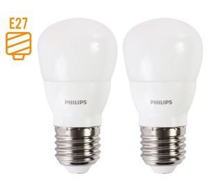 Ampolleta LED 40W E27 luz cálida 2 unidades Philips
