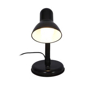 Lámpara de escritorio 1L E27 flexible negro Abitare