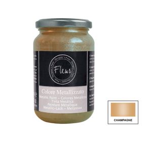 Pintura metálica 330 ml champagne Fleur