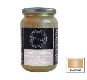 Pintura metálica 330 ml champagne Fleur