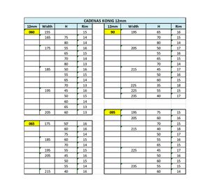 Cadena nieve Zip 12 095 König