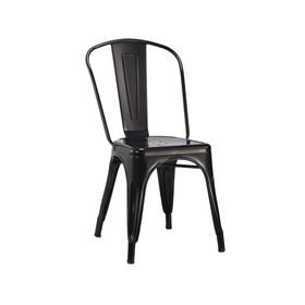 Silla Antique negro 4 unidades Idetex