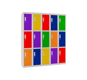 Locker oficina Llave 15 puertas OL5-03 Maletek