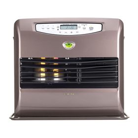 Estufa a parafina láser 14600 BTU FH-6747 café metálico Corona