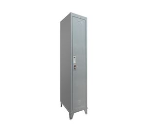 Locker ropero 1 puertas porta candado M1-01 gris Maletek