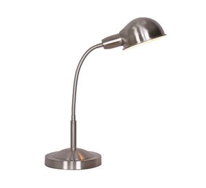 Lámpara sobremesa 1L E27 esfera satín Abitare