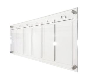 Pizarra 25.4x61 cm semanal Cotidiana.