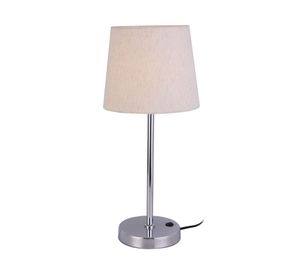 Lámpara sobremesa 1L E27 cromo Diseño 3