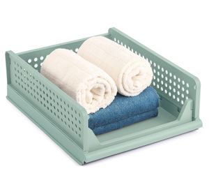 Canasto organizador 14x33x43 cm calado Cotidiana.