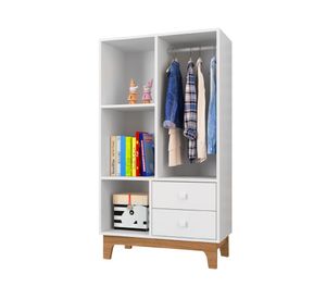 Ropero 2 cajones Harnony BY600 blanco 130x71x39 cm