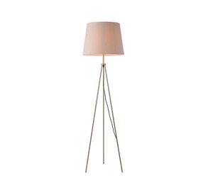 Lámpara pie 1L E27 Mini trípode bronce Diseño 3