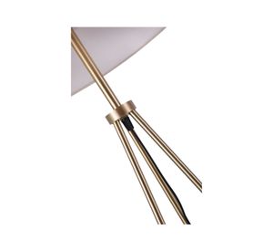 Lámpara pie 1L E27 Mini trípode bronce Diseño 3