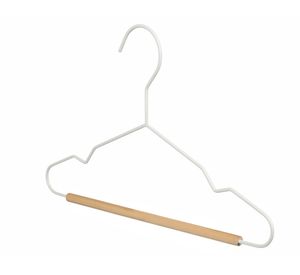 Colgador infantil blanco/natural 5 unidades