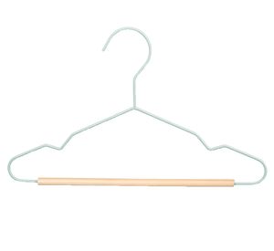 Colgador infantil blanco/natural 5 unidades