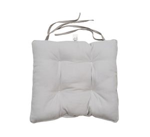 Cojín cocina 40x40 cm liso gris claro Cotidiana