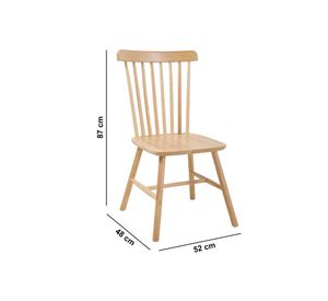 Silla Barritas natural