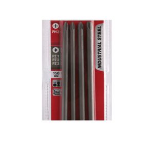 Set puntas Industrial Steel ph2 4 unidades KWB