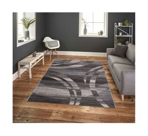 Alfombra 160x230 cm Heatset Qatar gris Idetex