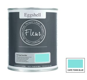 Pintura 750 ml Eggshell cape town blue semi satín Fleur