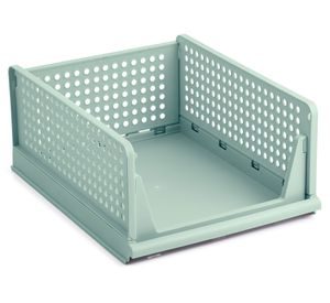 Canasto organizador 18.5x33x43 cm calado Cotidiana.